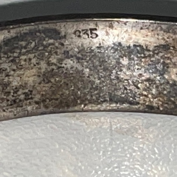 Vintage Silver Bracelet with Coral Beads. Solid Silver. Very Art Deco. - Picture 8 of 10